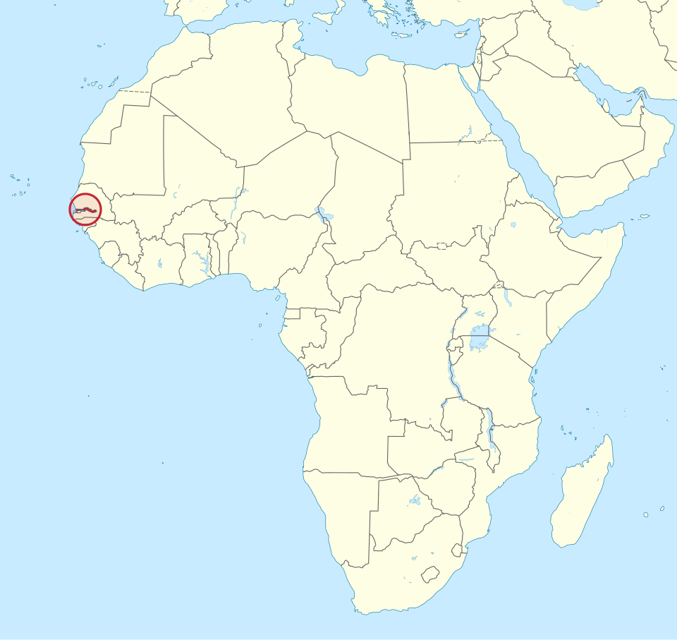 The Gambia Is So Thin It Was Drawn Around a River by Two Colonial Powers