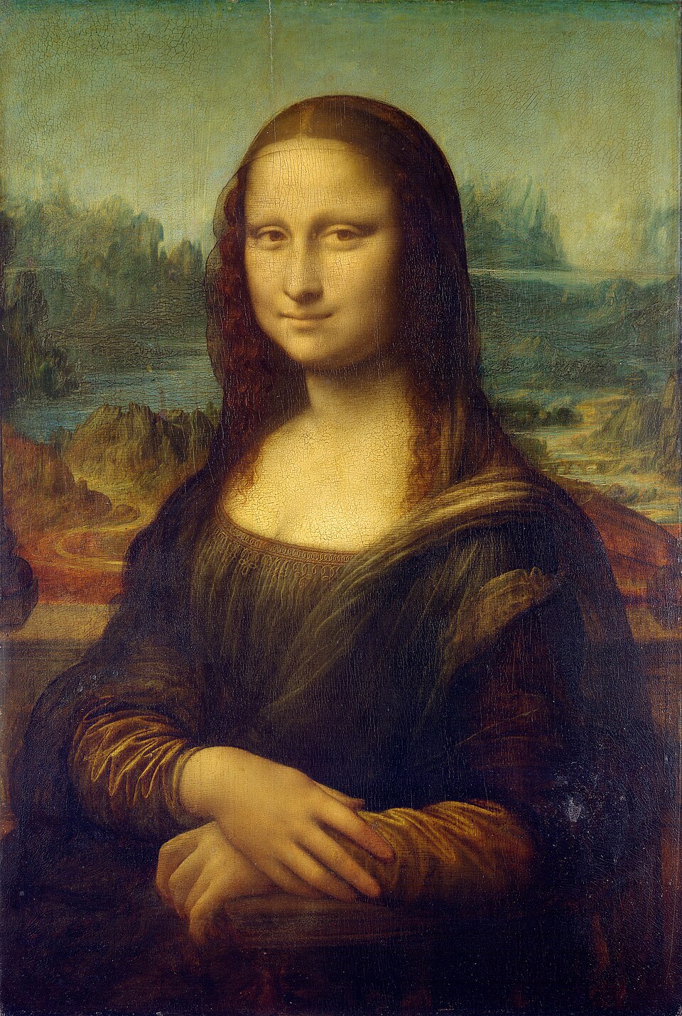 The Mona Lisa has no eyebrows