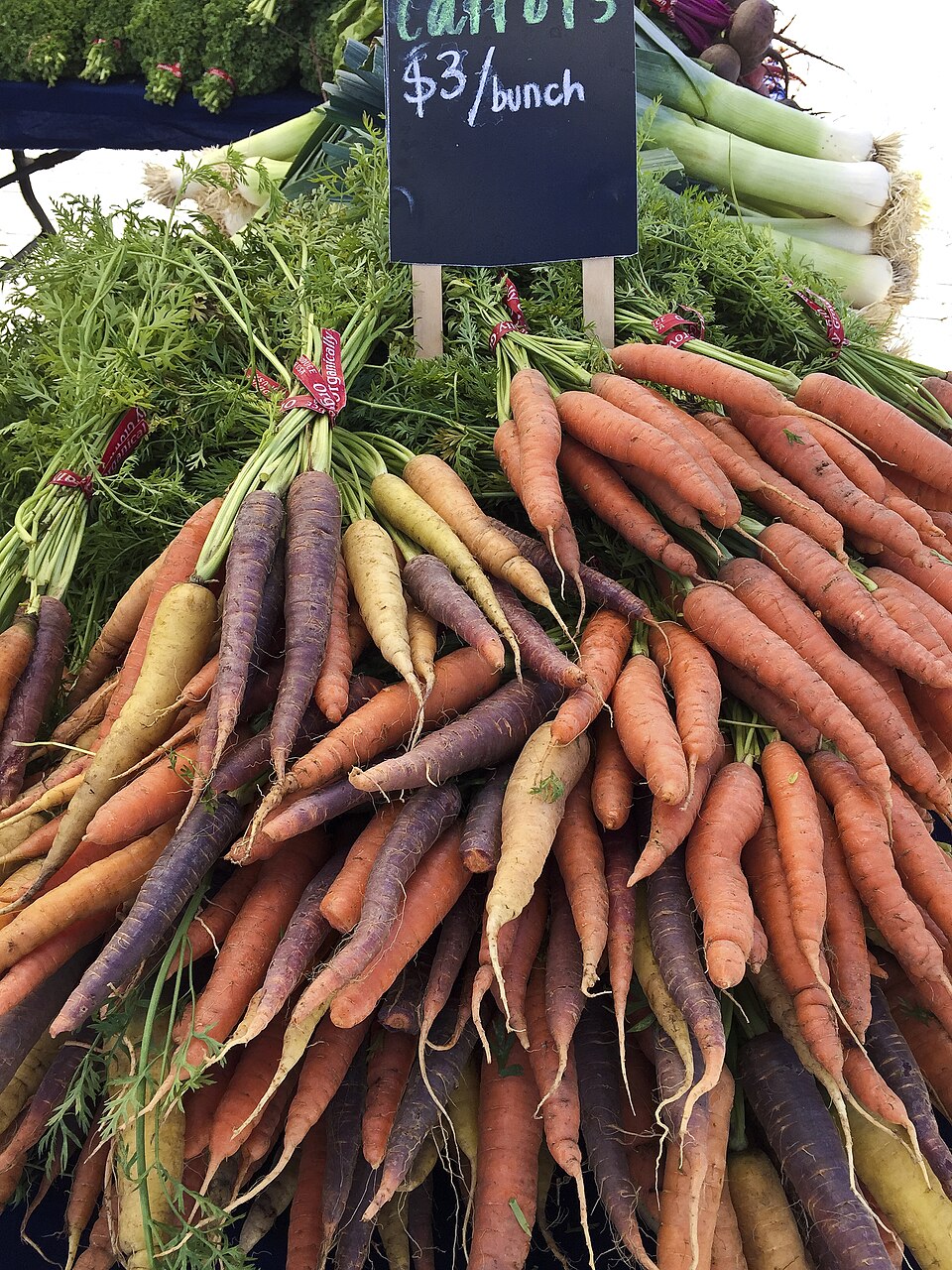 Carrots were originally purple not orange