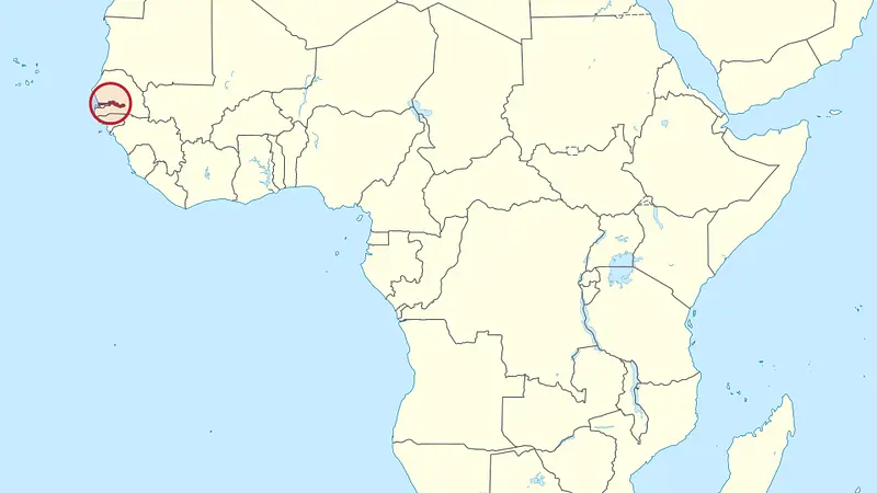 The Gambia Is So Thin It Was Drawn Around a River by Two Colonial Powers