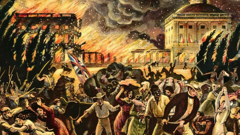 British Troops Burned Down the White House