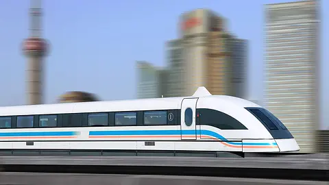 Maglev Trains Float Above the Track Using Magnetic Levitation