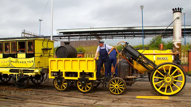 The Rocket Locomotive Reached 36 Miles Per Hour in 1829